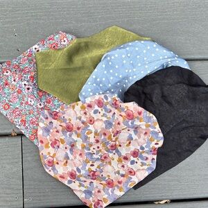 Floral and Polka Dot Bandana Headbands